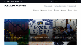 What Portaldaindustria.com.br website looked like in 2021 (2 years ago)