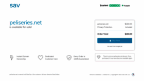 What Peliseries.net website looked like in 2021 (2 years ago)