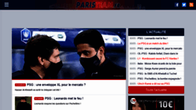 What Paristeam.fr website looked like in 2021 (2 years ago)