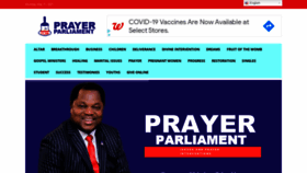 What Prayerparliament.com website looked like in 2021 (2 years ago)