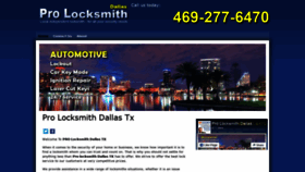 What Prolocksmithdallas-tx.com website looked like in 2021 (2 years ago)