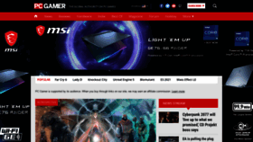 What Pcgamer.com website looked like in 2021 (2 years ago)