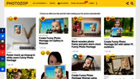 What Photozop.com website looked like in 2021 (2 years ago)