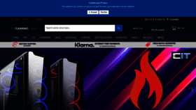 What Pcgamingcases.co.uk website looked like in 2021 (2 years ago)