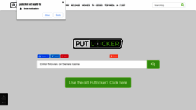 What Putlocker.vet website looked like in 2021 (2 years ago)