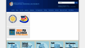 What Psa.gov.ph website looked like in 2021 (2 years ago)