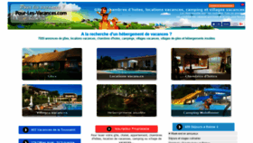 What Pour-les-vacances.com website looked like in 2021 (2 years ago)