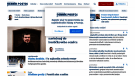 What Postoj.sk website looked like in 2021 (2 years ago)