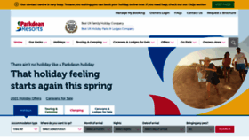 What Parkdeanresorts.co.uk website looked like in 2021 (2 years ago)