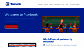 What Planbook.com website looked like in 2021 (2 years ago)