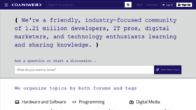 What Programmingforums.org website looked like in 2021 (2 years ago)
