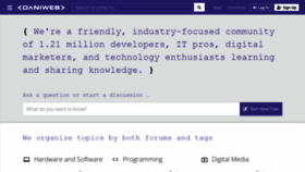 What Programmingforums.org website looked like in 2021 (4 years ago)