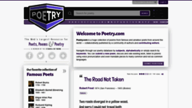 What Poetry.com website looked like in 2021 (2 years ago)