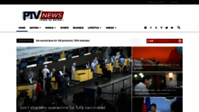 What Ptvnews.ph website looked like in 2021 (2 years ago)