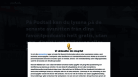What Podtail.se website looked like in 2021 (2 years ago)