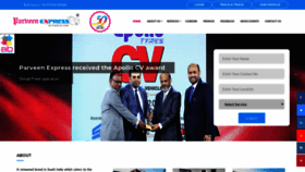 What Parveenexpress.com website looked like in 2021 (2 years ago)