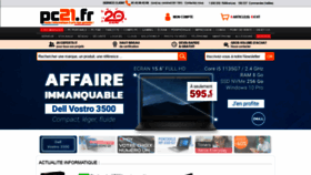 What Pc21.fr website looked like in 2021 (2 years ago)