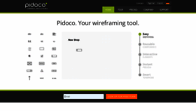 What Pidoco.com website looked like in 2021 (2 years ago)