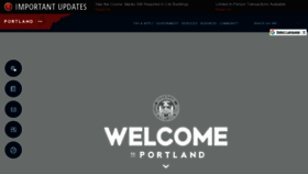 What Portlandmaine.gov website looked like in 2021 (2 years ago)
