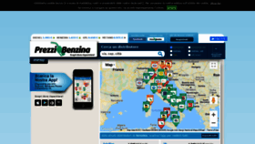 What Prezzibenzina.it website looked like in 2021 (2 years ago)
