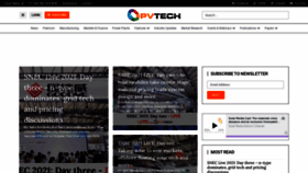 What Pv-tech.org website looked like in 2021 (4 years ago)