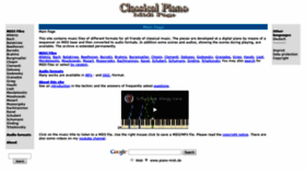 What Piano-midi.de website looked like in 2021 (2 years ago)