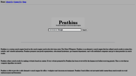 What Penthius.info website looked like in 2021 (2 years ago)