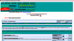 What Plctalk.net website looked like in 2021 (2 years ago)