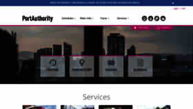 What Portauthority.org website looked like in 2021 (2 years ago)