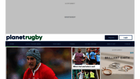 What Planetrugby.com website looked like in 2021 (2 years ago)