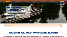 What Pce-instruments.com website looked like in 2021 (2 years ago)
