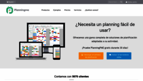 What Planningpme.es website looked like in 2021 (2 years ago)
