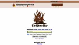 What Pirateunblocker.com website looked like in 2021 (2 years ago)