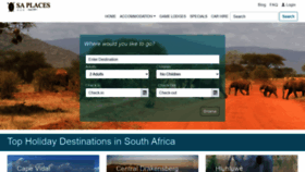 What Places.co.za website looked like in 2021 (2 years ago)