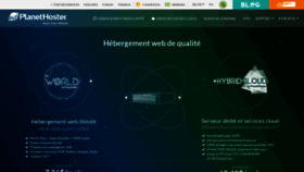 What Planethoster.com website looked like in 2021 (2 years ago)