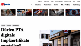 What Ptaheute.de website looked like in 2021 (2 years ago)