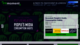 What Prmoment.com website looked like in 2021 (2 years ago)