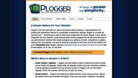 What Plogger.org website looked like in 2021 (2 years ago)