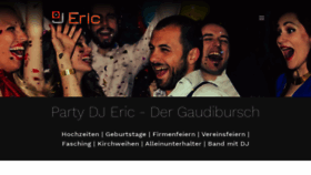 What Party-dj-eric.de website looked like in 2021 (2 years ago)