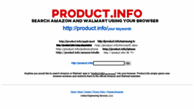 What Product.info website looked like in 2021 (2 years ago)