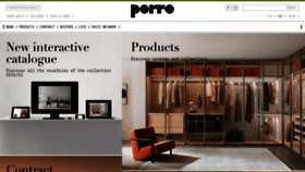 What Porro.com website looked like in 2021 (2 years ago)