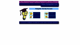 What Pedagonet.com website looked like in 2021 (2 years ago)