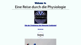 What Physiologie.cc website looked like in 2021 (2 years ago)