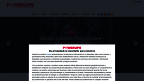 What Powerups.es website looked like in 2021 (2 years ago)
