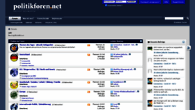 What Politikforen.net website looked like in 2021 (2 years ago)