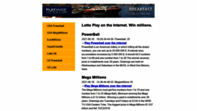 What Playlottery.info website looked like in 2021 (2 years ago)