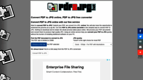 What Pdf2jpg.net website looked like in 2021 (2 years ago)