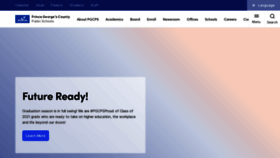 What Pgcps.org website looked like in 2021 (2 years ago)