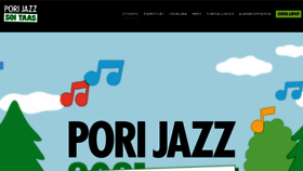 What Porijazz.fi website looked like in 2021 (2 years ago)