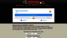 What Primbon.com website looked like in 2021 (2 years ago)